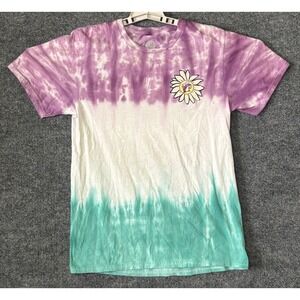 Bucc-ees Tie Dye T Shirt Women's Small Daisy Graphic Tee
